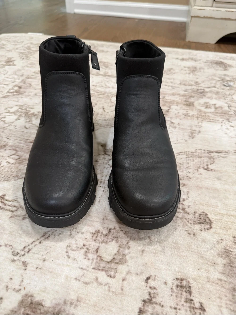 Dr. Scholl's Black Chelsea Ankle Boot with Buckle